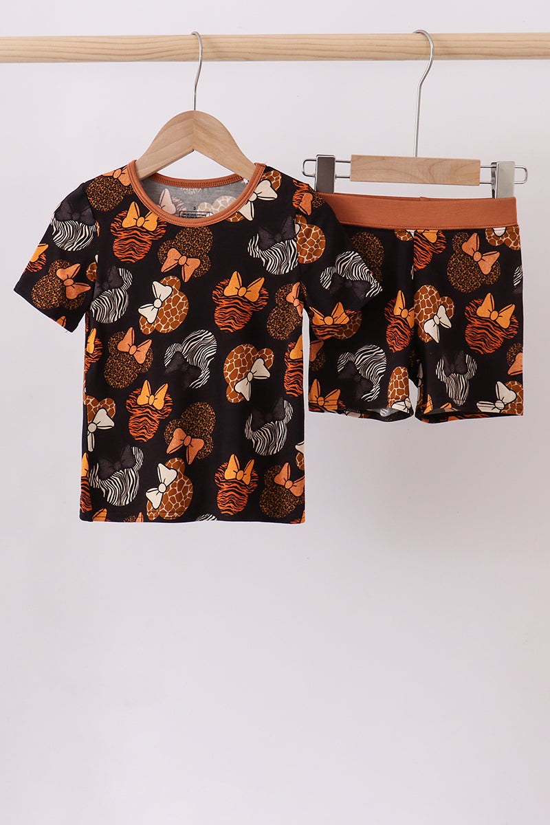 Animal Mouse Bamboo Pajama Set - Kids