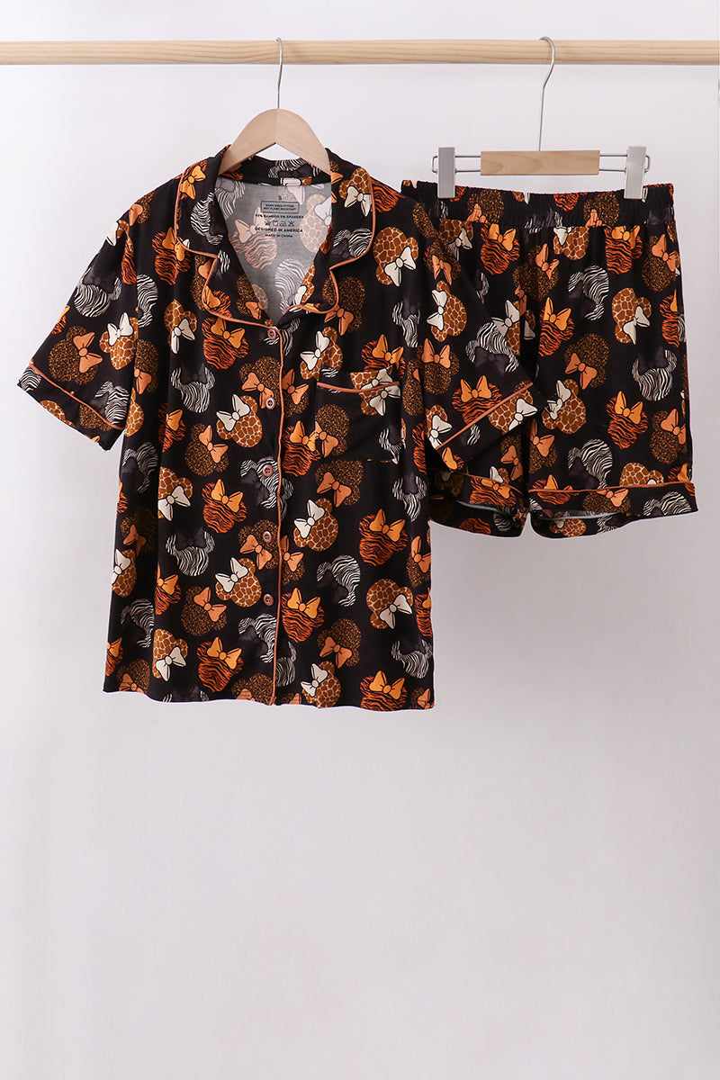 Animal Mouse Bamboo Pajama Set