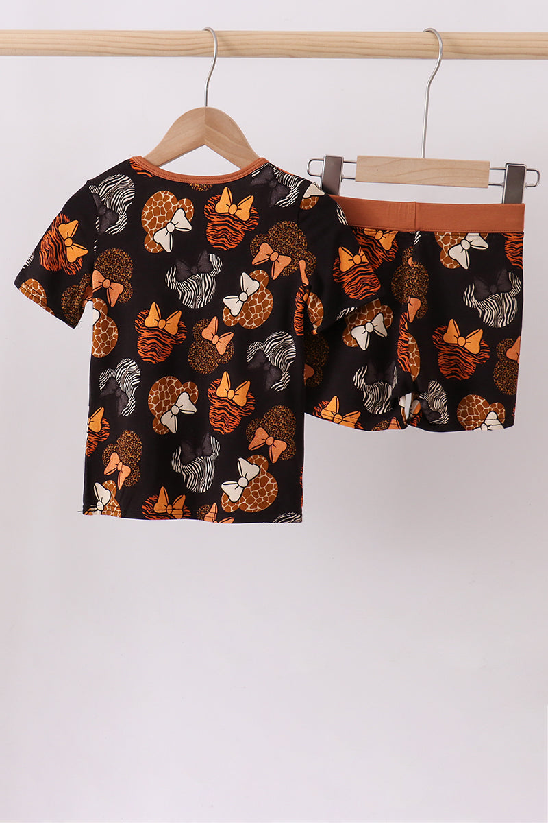 Animal Mouse Bamboo Pajama Set - Kids