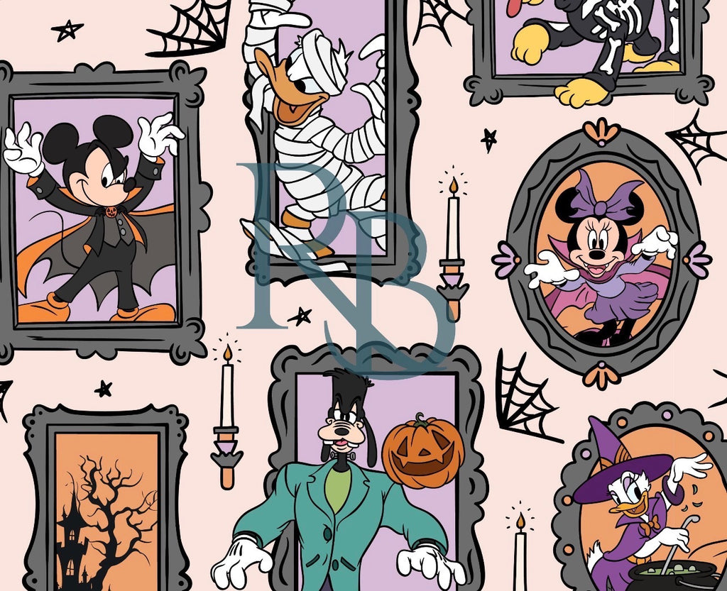 Cap sleeve Top - Spooky Friends