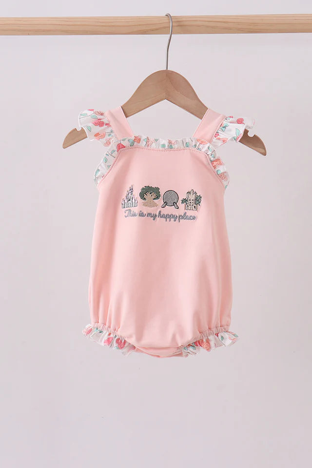 This is my Happy Place Onesie Pink