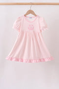 Pink Halloween Gingham Dress
